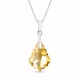 Sudraba komplekts sievietēm „Baroks IV (Golden Shadow)“ ar Swarovski® kristāliem