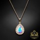 Komplekts "Debesu Piliens (Aurore Boreale)" ar Swarovski™ kristāliem