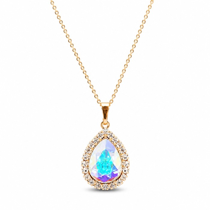 Komplekts sievietēm „Debesu Piliens (Aurora Borealis)“ ar Swarovski® kristāliem
