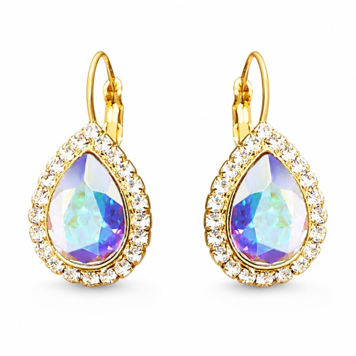 Komplekts sievietēm „Debesu Piliens (Aurora Borealis)“ ar Swarovski® kristāliem