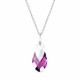 Sudraba kulons „Baroka II (Amethyst Light Chrome)“ ar Swarovski® kristāliem