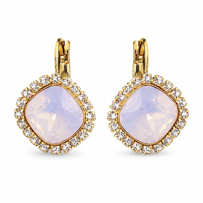 Komplekts „Apžilbinošs Spīdums III (Rose Water Opal)“ ar Swarovski® kristāliem