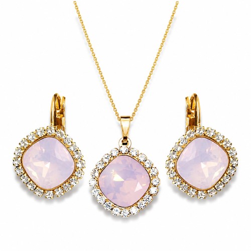Komplekts „Apžilbinošs Spīdums III (Rose Water Opal)“