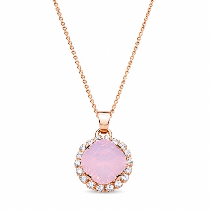 Komplekts „Apžilbinošs Spīdums III (Rose Water Opal)“ ar Swarovski® kristāliem