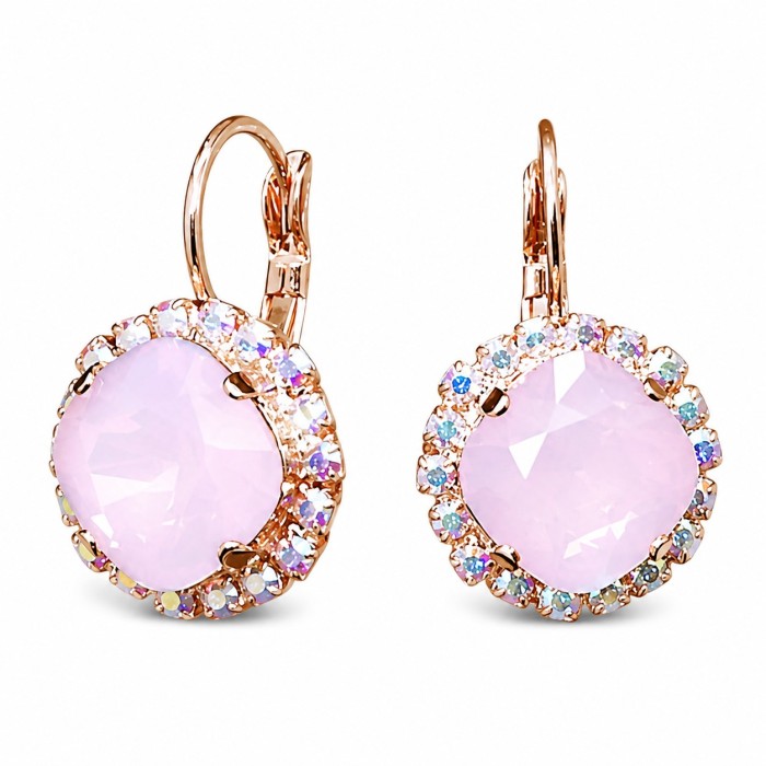 Komplekts „Apžilbinošs Spīdums III (Rose Water Opal)“ ar Swarovski® kristāliem