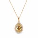 Komplekts sievietēm „Debesu Piliens (Golden Shadow)“ ar Swarovski® kristāliem