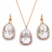 Korusetti naisille ”Celestial Drop III” Swarovski®-kristalleilla