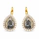 Komplekts „Debesu Piliens (Rose Patina)“ ar Swarovski™ kristāliem