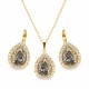 Komplekts „Debesu Piliens (Rose Patina)“ ar Swarovski™ kristāliem