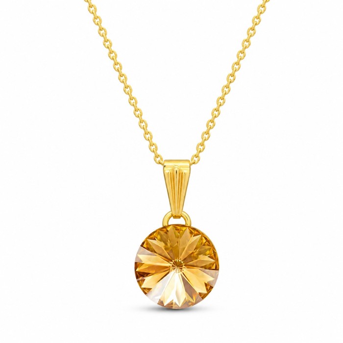 Komplekts sievietēm „Clarice II (Golden Shadow)“ ar Swarovski® kristāliem