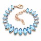 Aproce „Ornella (Light Sapphire Shimmer)“ ar Swarovski® kristāliem