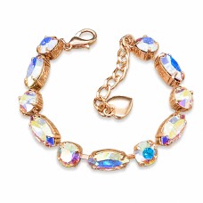 Aproce „Šiks II (Aurora Borealis)“ ar Swarovski™ kristāliem