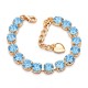 Aproce „Klasika (Aquamarine Blue)“ ar Swarovski® kristāliem