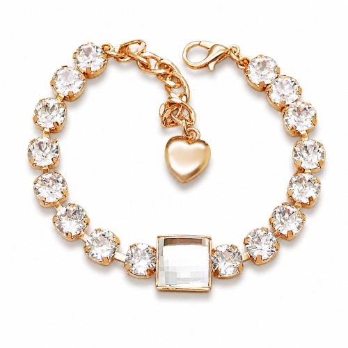 Apyrankė moterims DiamondSky „Carmen“ su Swarovski karoliukais