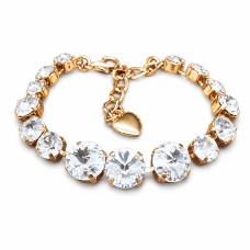 Apyrankė moterims DiamondSky „Vaivorykštė II“ su Swarovski kristalais
