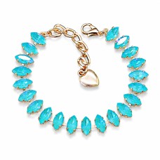 Apyrankė moterims DiamondSky „Ornella II (Laguna DeLite)“ su Swarovski kristalais