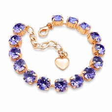 Apyrankė moterims DiamondSky „Klasika (Tanzanite)“ su Swarovski kristalais