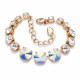 Aproce „Varavīksne II (Aurora Borealis)“ ar Swarovski® kristāliem