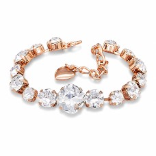 Aproce „Žilbinošais Mirdzums II“ ar Swarovski™ kristāliem