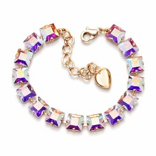 Apyrankė moterims DiamondSky „Princess (Aurora Borealis)“ su Swarovski kristalais