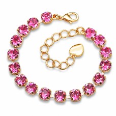 Apyrankė moterims DiamondSky „Classic III (Rose)“ su Swarovski kristalais