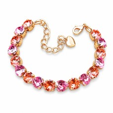 Apyrankė moterims DiamondSky „For You II (Rose Peach / Rose)“ su Swarovski kristalais
