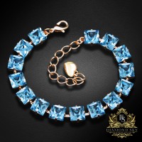 Aproce "Princese (Aquamarine Blue)" ar Swarovski™ kristāliem
