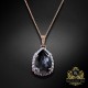 Kulons "Debesu Piliens III (Graphite)" ar Swarovski™ kristāliem