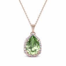 Kulons „Celestial Drop III (Reinvented Peridot)“ ar Swarovski® kristāliem