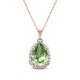 Kulons „Celestial Drop III (Reinvented Peridot)“ ar Swarovski® kristāliem