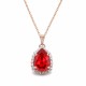 Kulons „Celestial Drop III (Scarlet)“ ar Swarovski® kristāliem