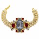 Aproce „Aurora (Dark Grey Ignite / Light Siam)“ ar Swarovski™ kristāliem