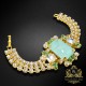 Aproce "Aurora (Soft Mint Ignite / Moonlight / Reinvented Peridot / Aurora Boreale)" ar Swarovski™ kristāliem