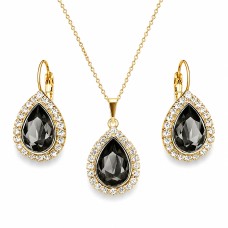 Komplekts sievietēm „Debesu Piliens (Silver Night)“ ar Swarovski® kristāliem