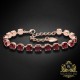 Aproce "Klasika III (Ruby)" ar Swarovski™ kristāliem
