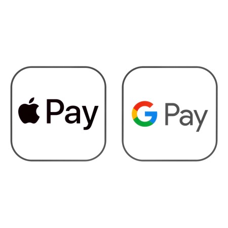 Veiciet pirkumus, izmantojot Apple Pay un Google Pay!