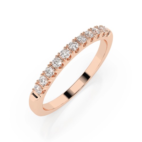14K Red Gold Diamond Ring “Ariadne VII”