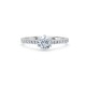 Zelta gredzens ar briljantiem „Junona XX“