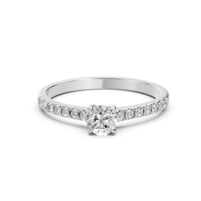 14K White Gold Diamond Ring “Perfection III”
