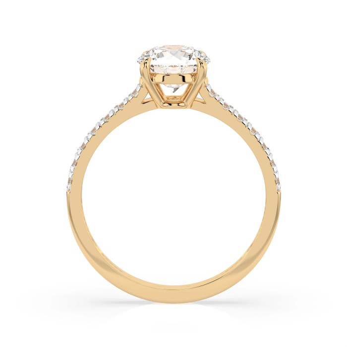 14K Yellow Gold Diamond Ring “Junona X”