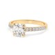 14K Yellow Gold Diamond Ring “Junona X”