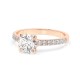 14K Red Gold Diamond Ring “Junona IX”