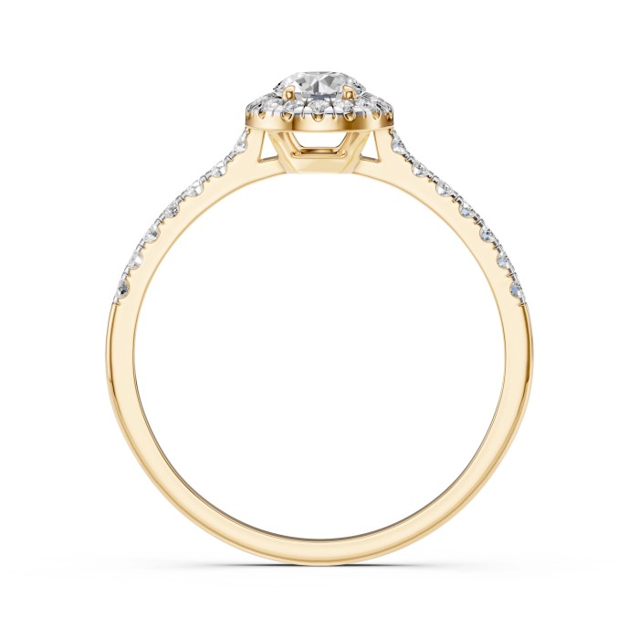 14K Yellow Gold Diamond Ring “Aria V”