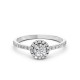 14K White Gold Diamond Ring “Aria III”