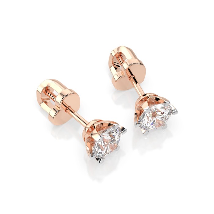 Zelta auskari ar briljantiem „Piena Ceļš II“