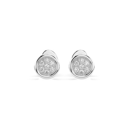 Zelta auskari ar briljantiem „Eos III“