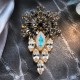 Broša „Mirtele“ ar Swarovski® kristāliem