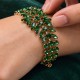 Aproce „Kristāla kārdinājums (Emerald)“ ar Preciosa® kristāliem