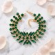 Aproce „Kristāla kārdinājums (Emerald)“ ar Preciosa® kristāliem