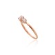 Zelta gredzens ar cirkoniem „Junona Gold VII“